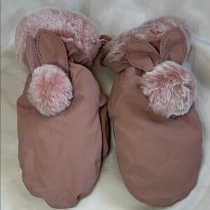 “Bundle 10 for $13” Juniors Pink Bunny Ear Girls Mittens
